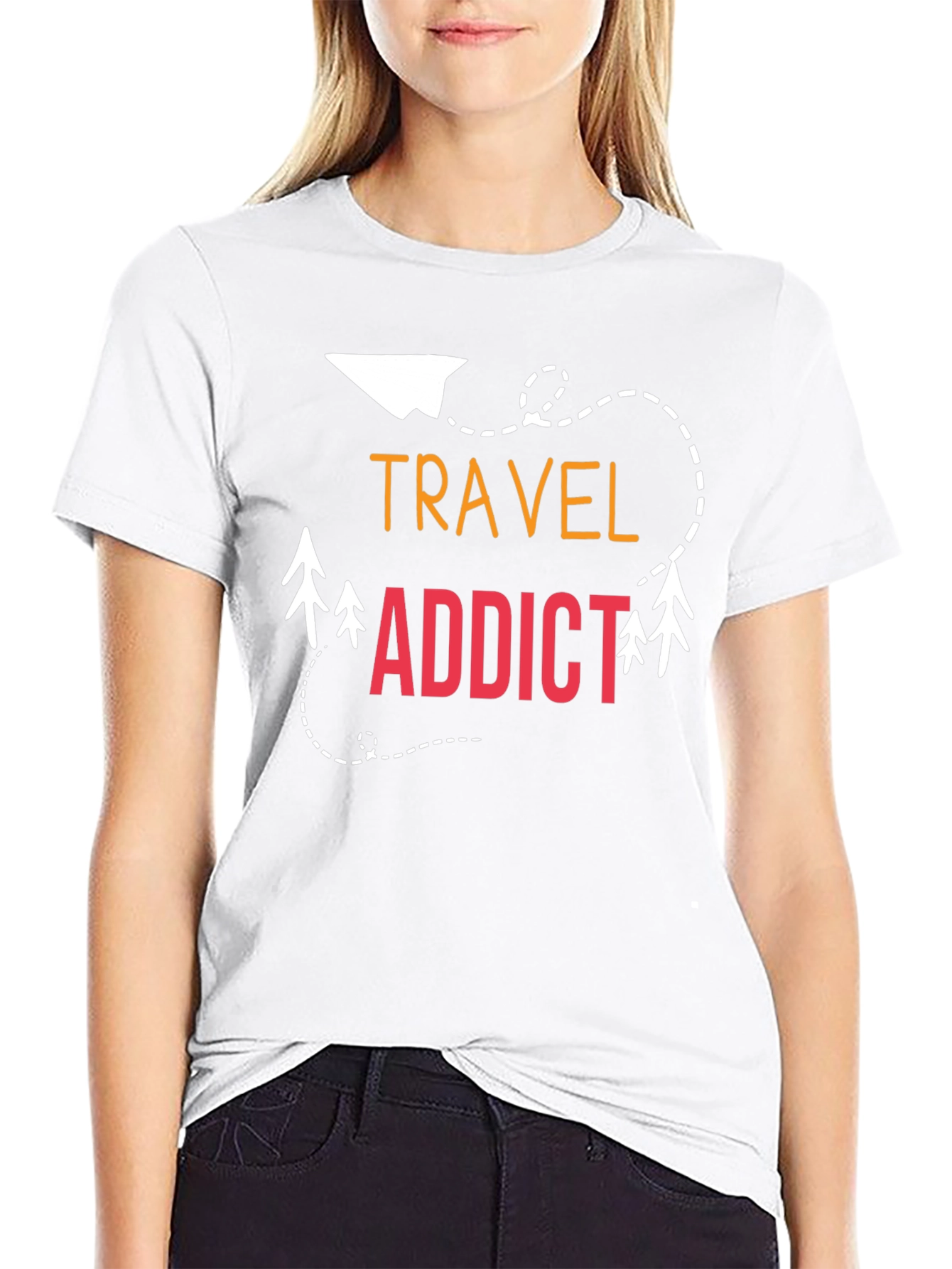 Travel Addict Graphic T-Shirt