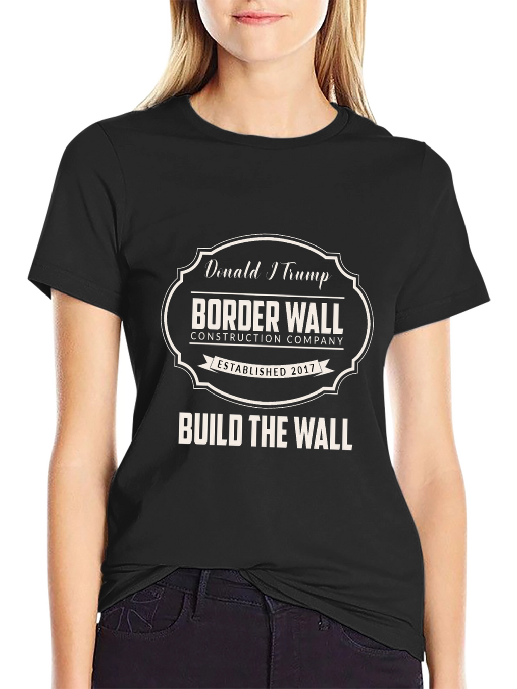 Donald Trump Border Wall Construction Company T-Shirt