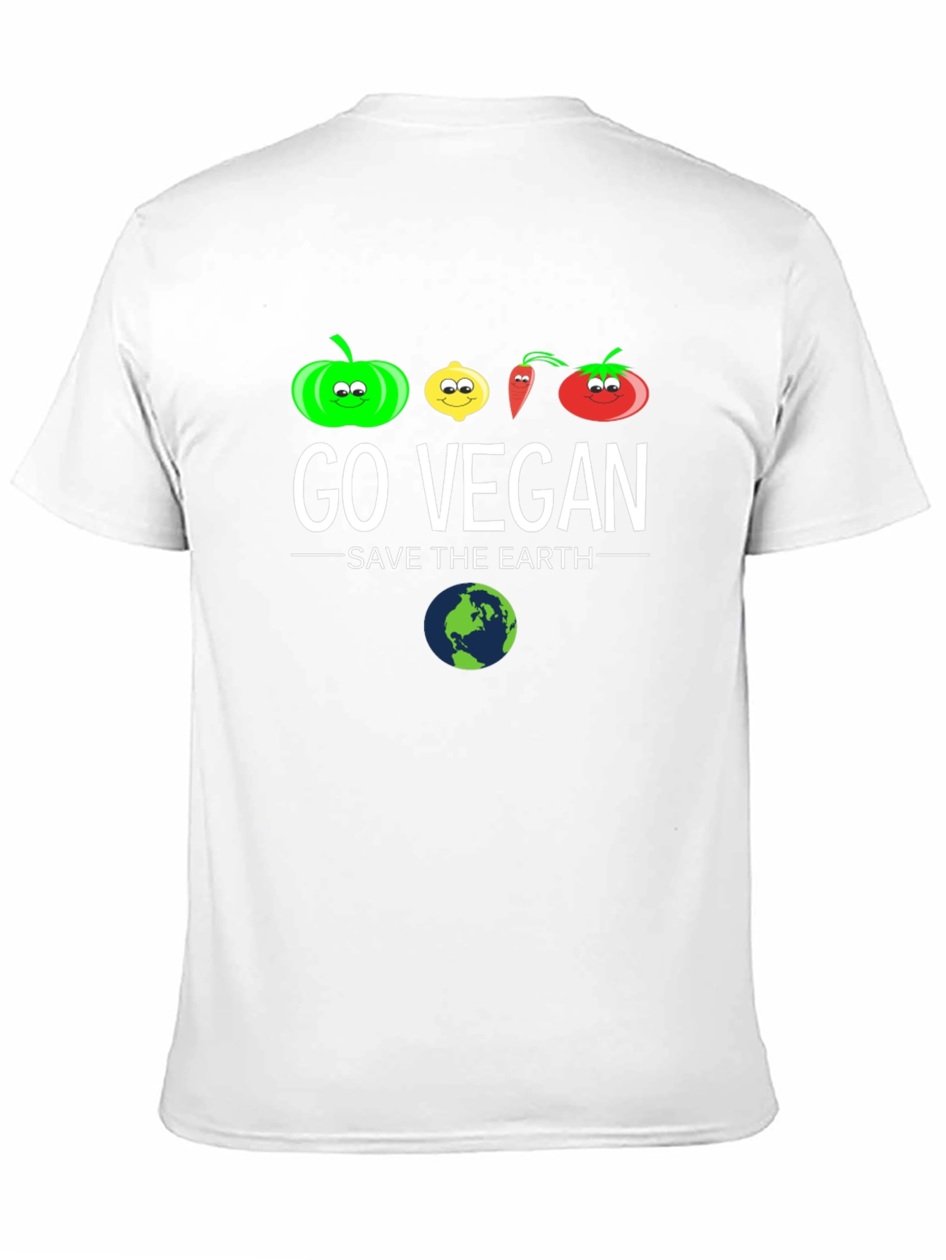 Go Vegan Save The Earth Graphic Tee