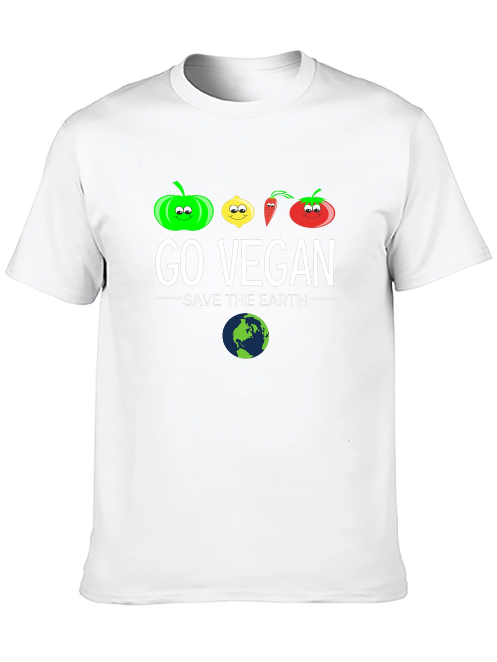 Go Vegan Save The Earth Graphic Tee