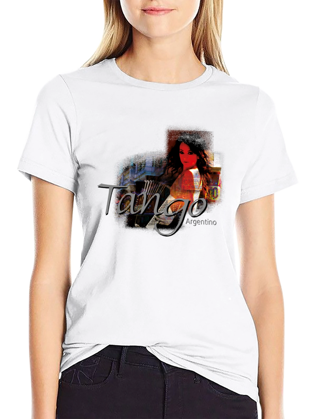 Tango Argentino Graphic T-Shirt - Black