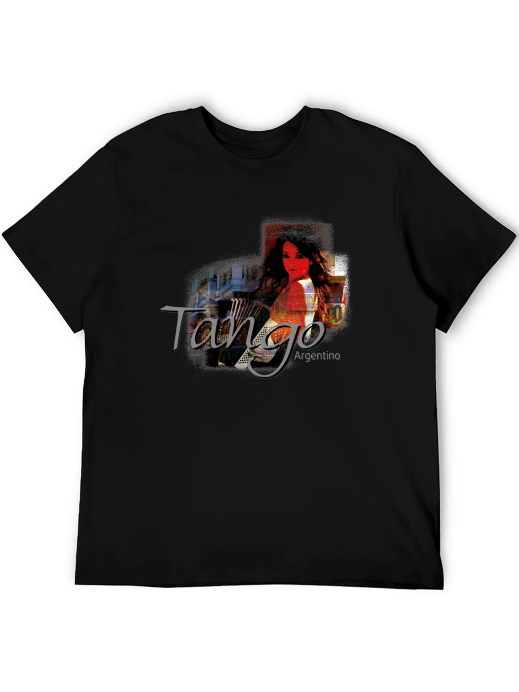 Tango Argentino Graphic T-Shirt - Black