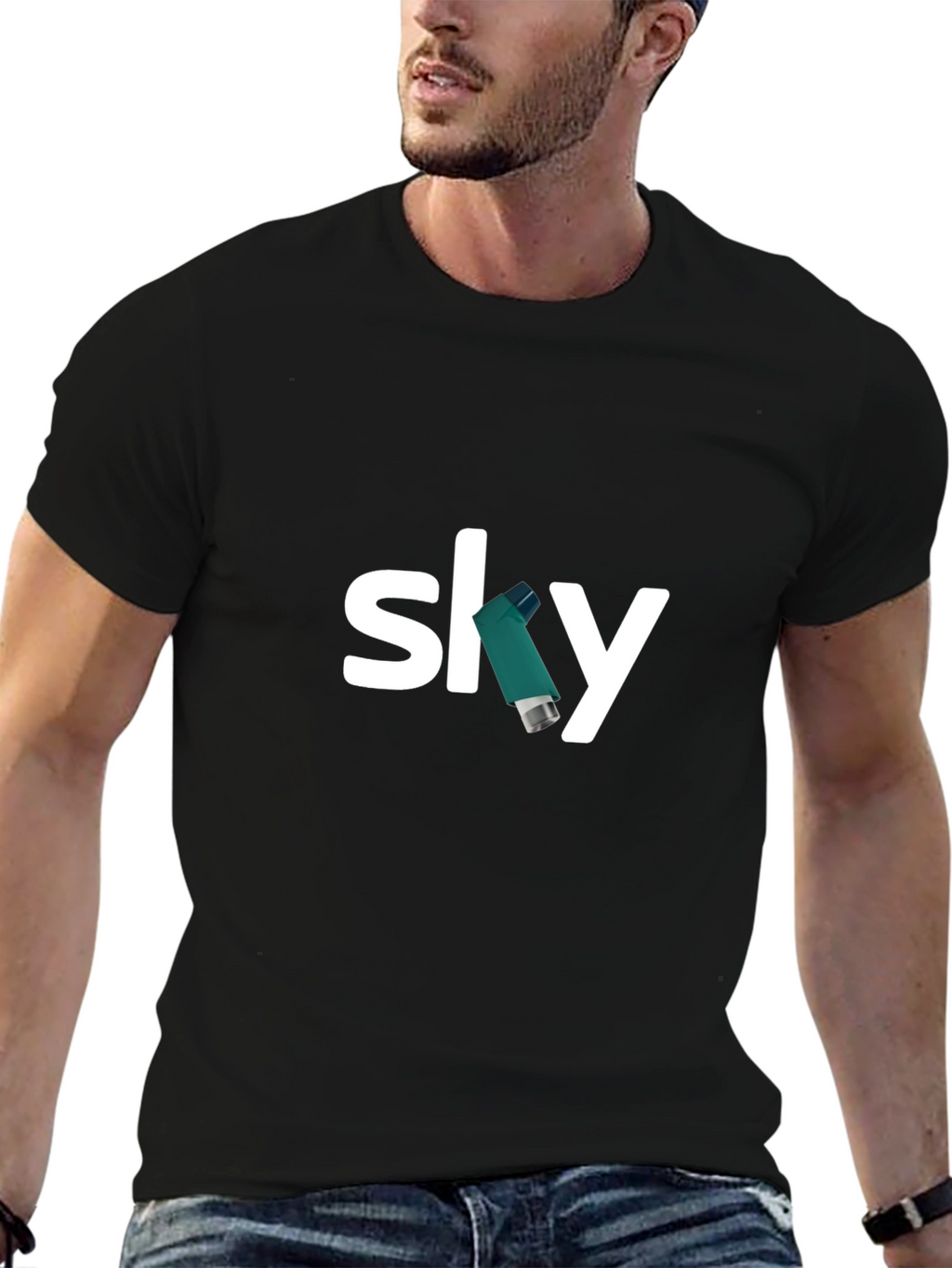 Sky Asthma Inhaler Graphic T-Shirt - Unisex