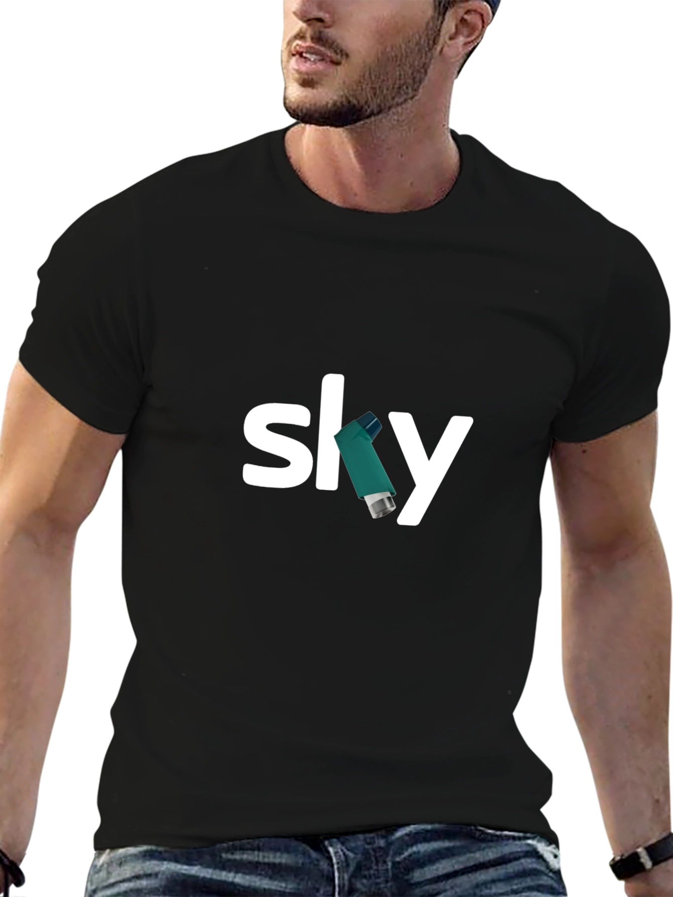 Sky Asthma Inhaler Graphic T-Shirt - Unisex