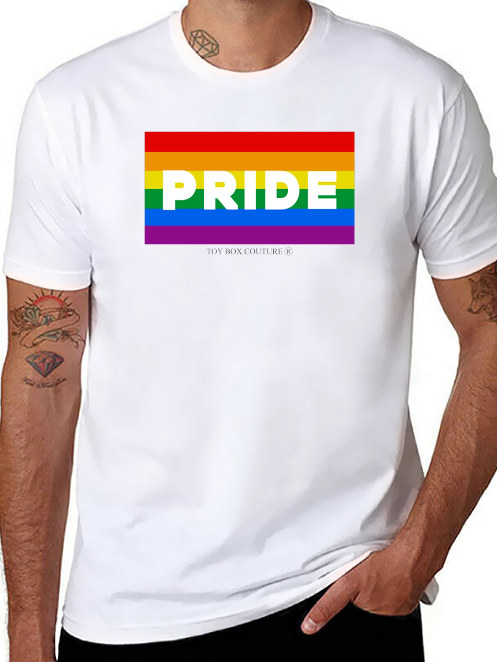 Pride LGBTQ Rainbow Graphic T-Shirt