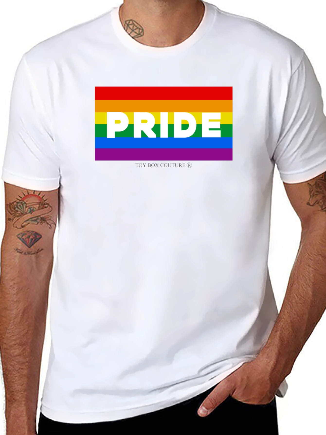 Pride LGBTQ Rainbow Graphic T-Shirt