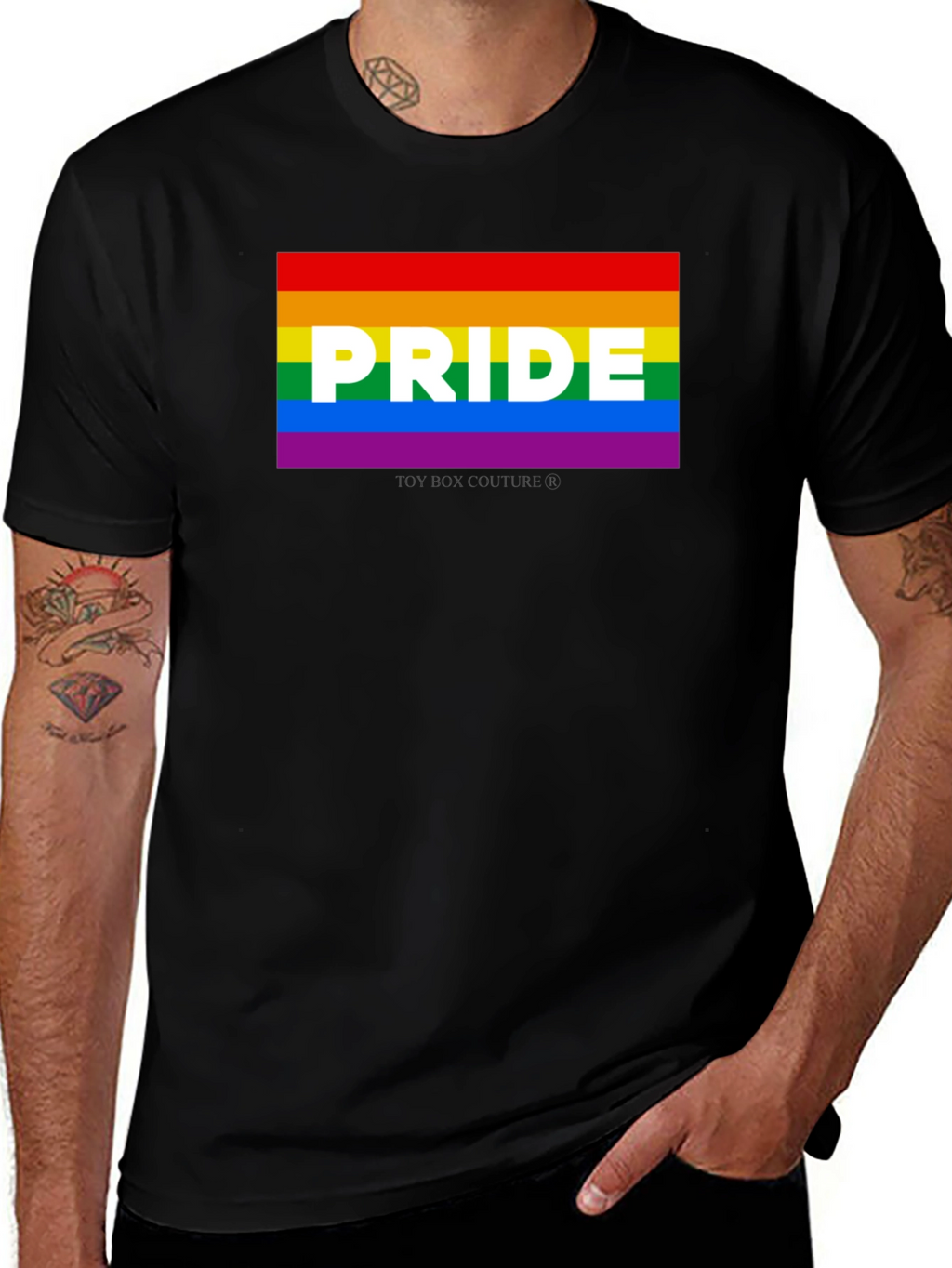 Pride LGBTQ Rainbow Graphic T-Shirt