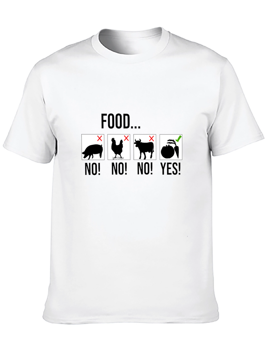 Vegan Food Shirt - Animal Lover Vegetarian Tee