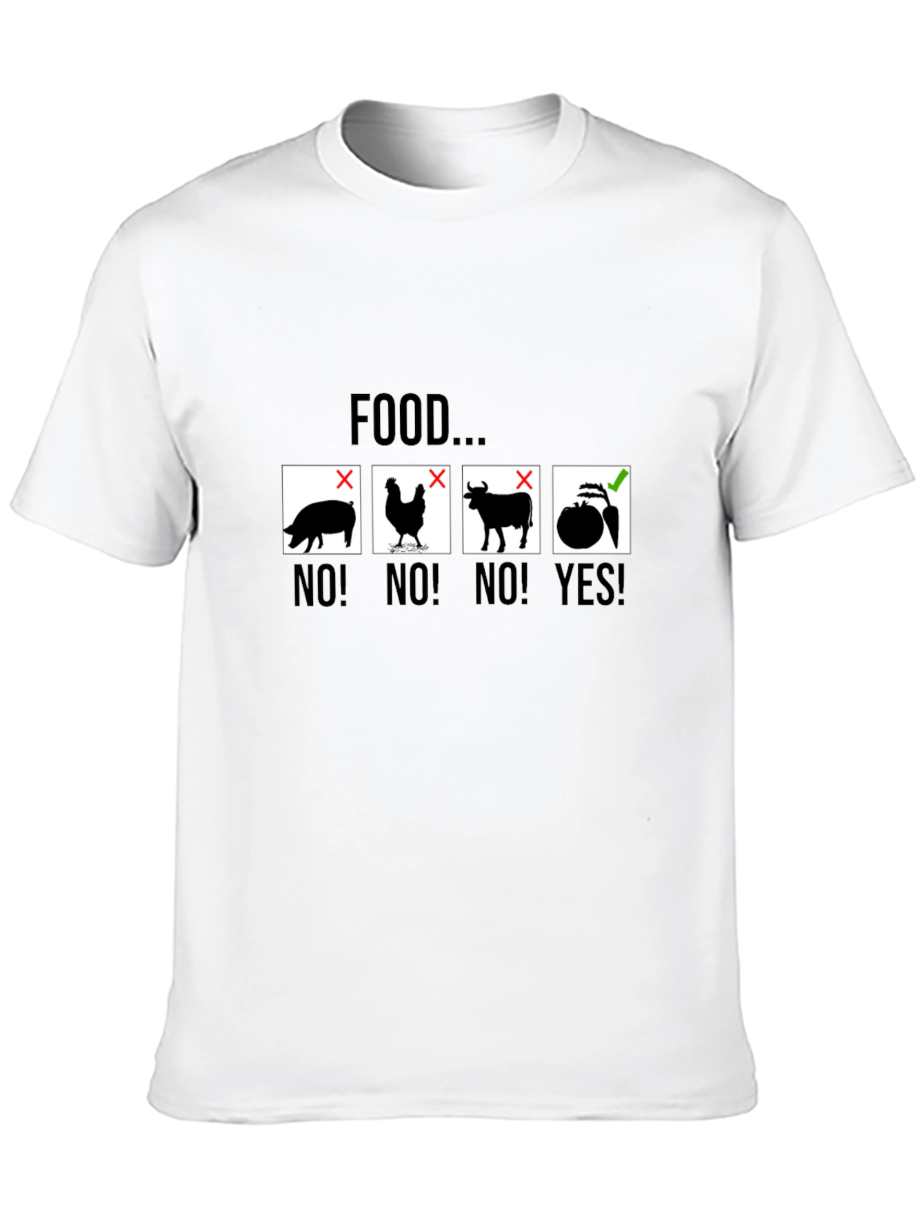 Vegan Food Shirt - Animal Lover Vegetarian Tee