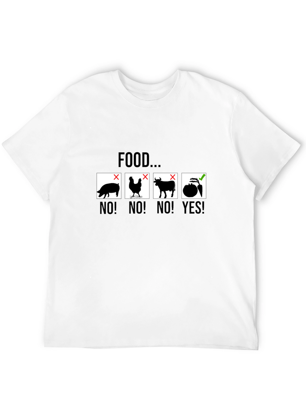 Vegan Food Shirt - Animal Lover Vegetarian Tee