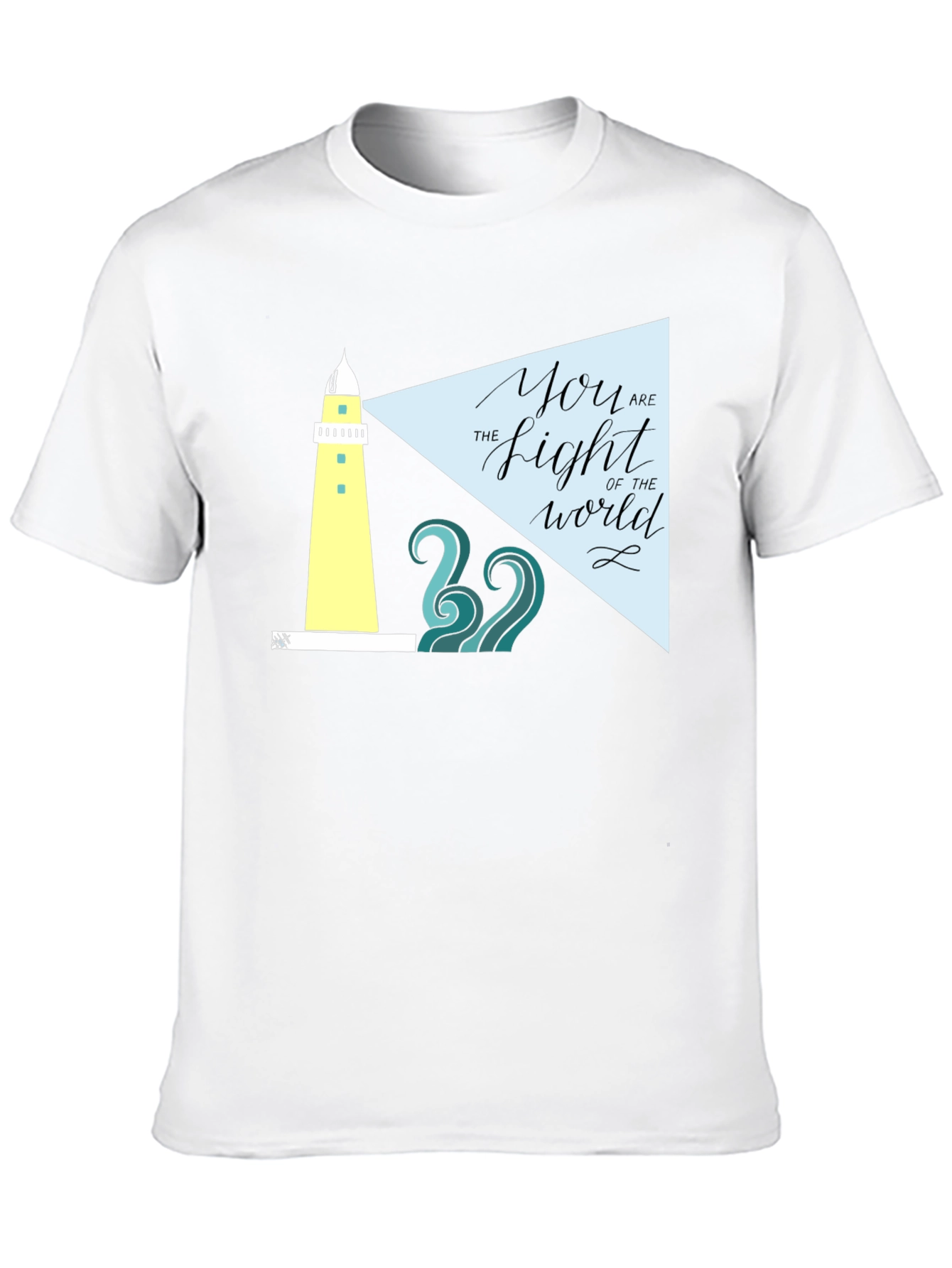 Lighthouse Graphic Tee - You Are The Light T-Shirt