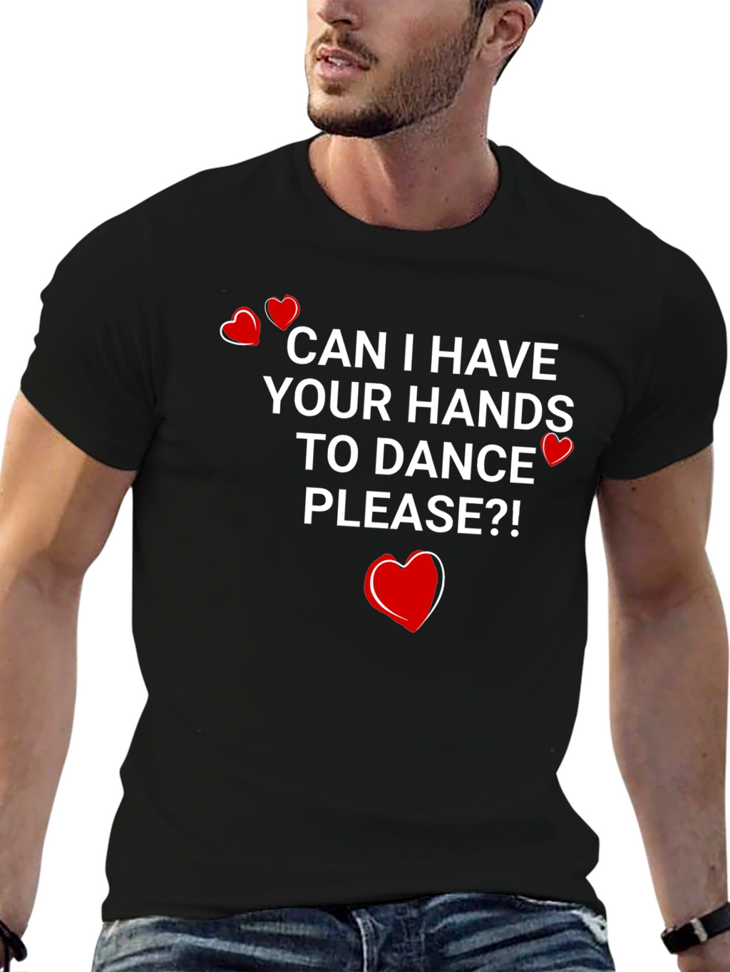 Hands to Dance T-Shirt: Valentines Day Graphic Tee