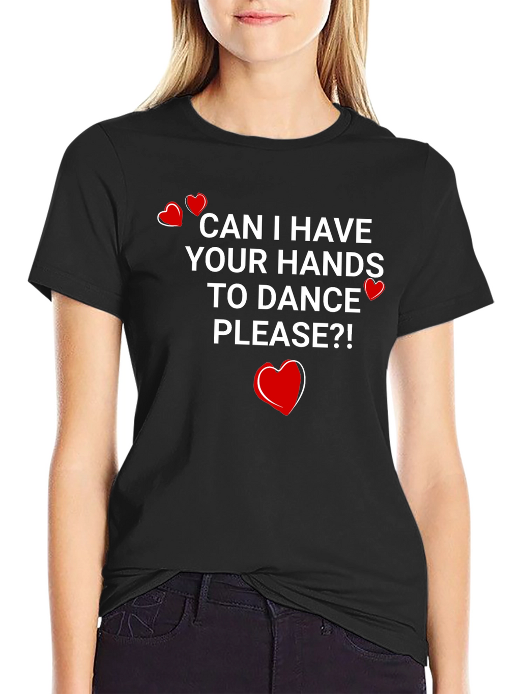 Hands to Dance T-Shirt: Valentines Day Graphic Tee
