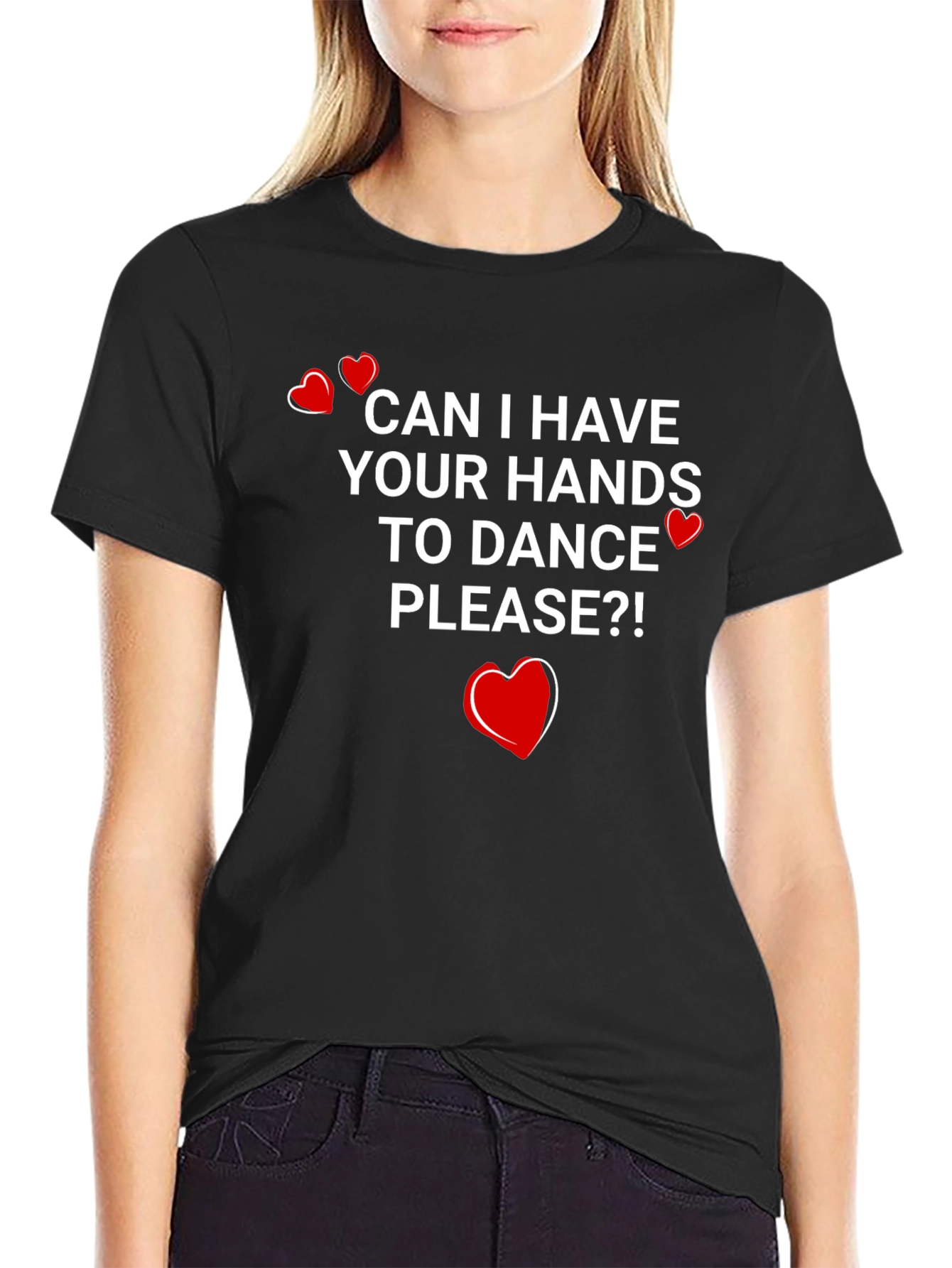Hands to Dance T-Shirt: Valentines Day Graphic Tee