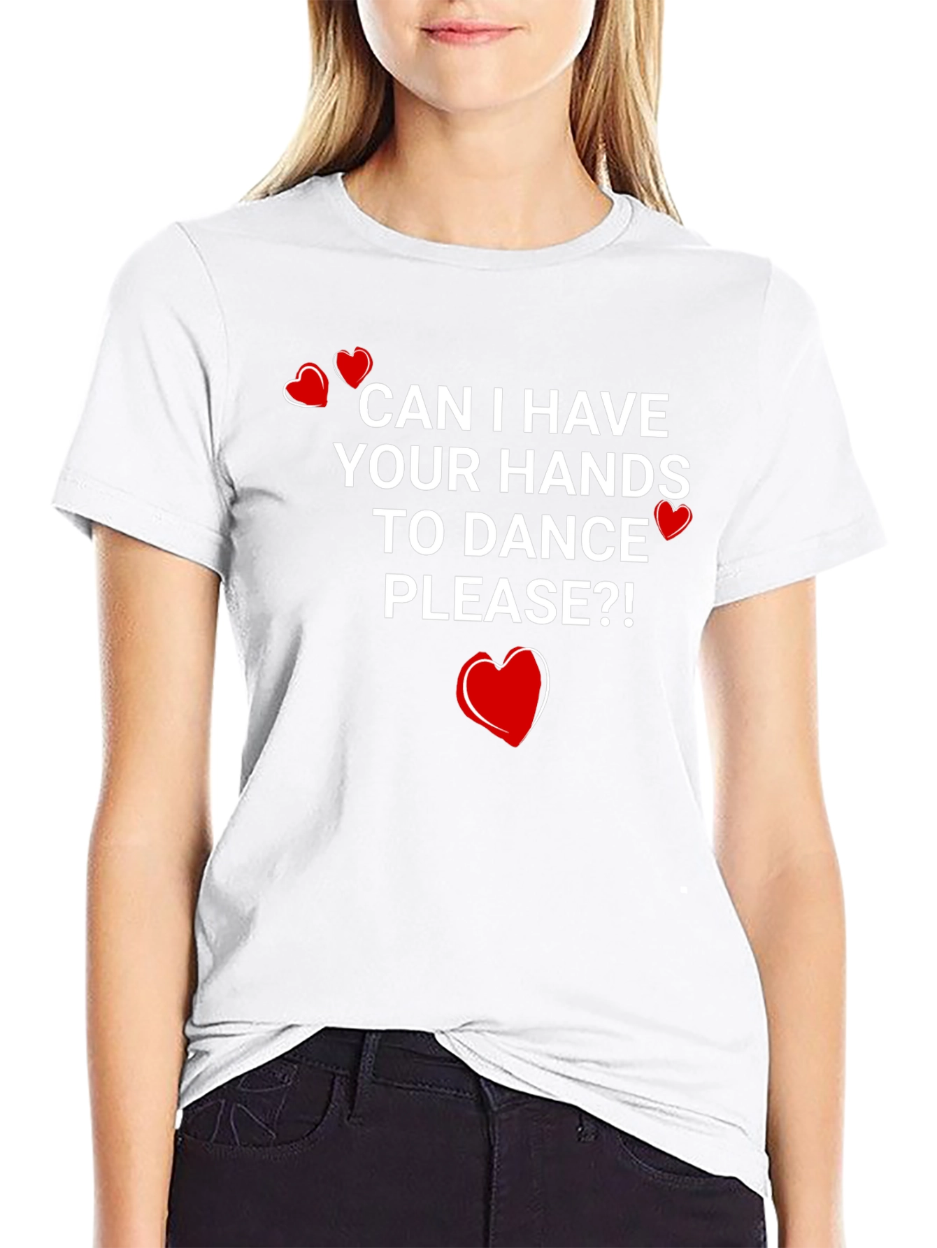 Hands to Dance T-Shirt: Valentines Day Graphic Tee