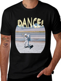 Astronaut Dance Graphic Tee - Soft Cotton Comfort