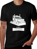 100% Trucker Black T-Shirt