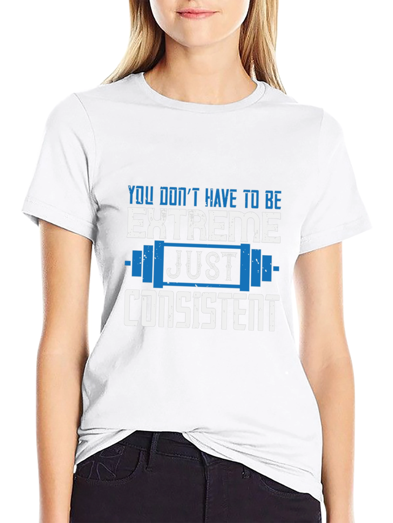 Extreme Just Consistent Mens Black T-Shirt