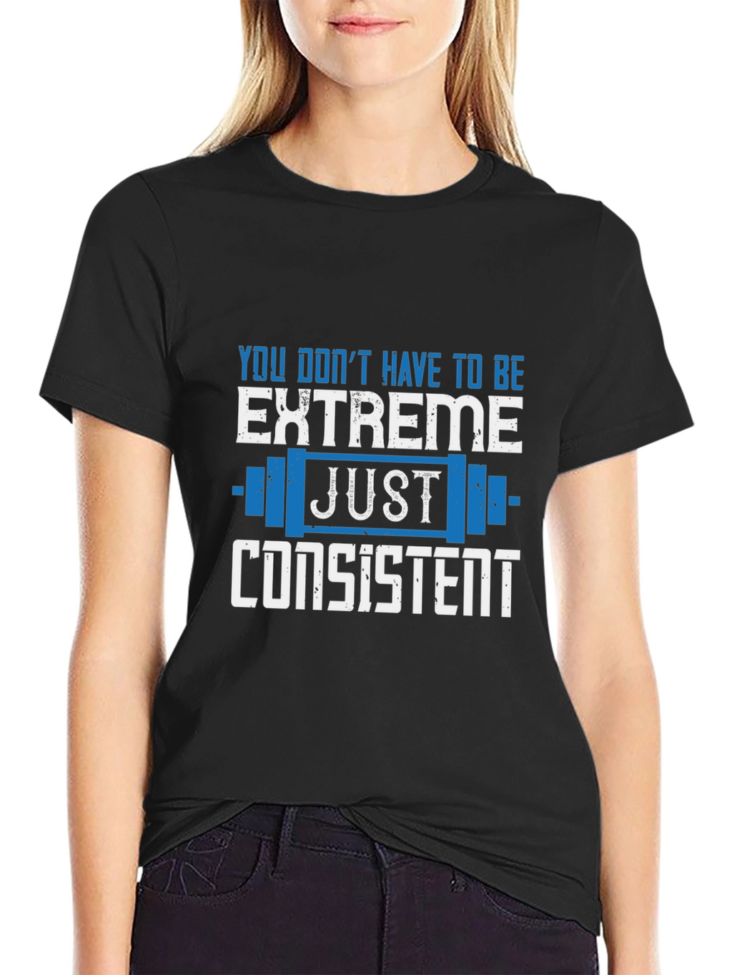 Extreme Just Consistent Mens Black T-Shirt