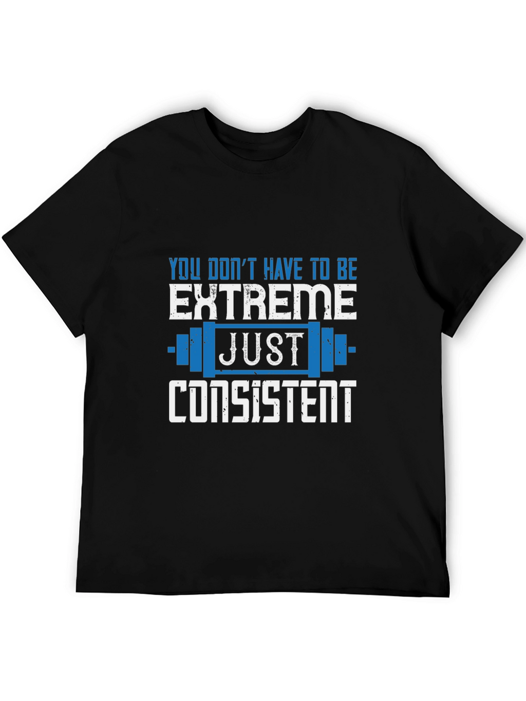 Extreme Just Consistent Mens Black T-Shirt
