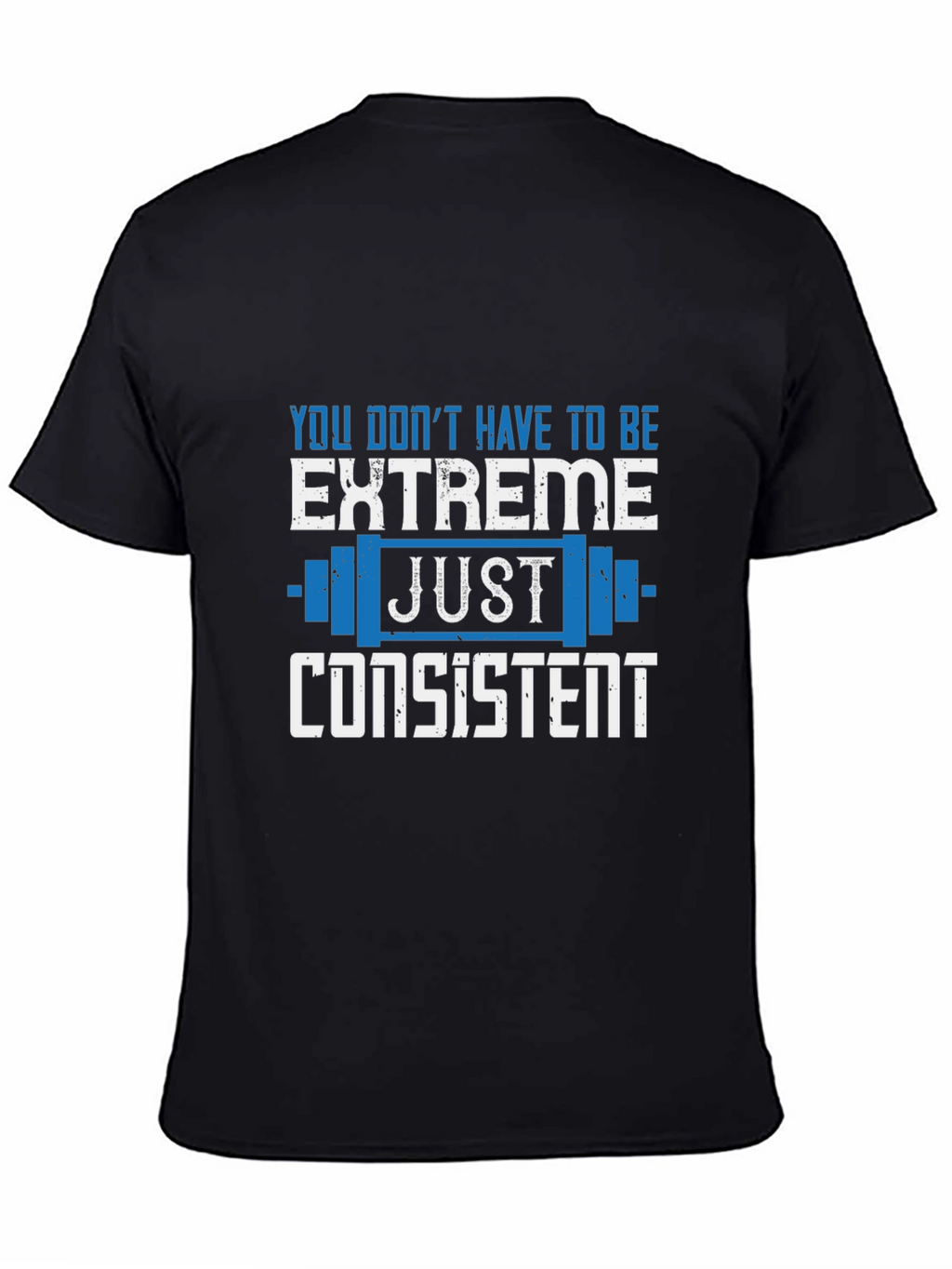 Extreme Just Consistent Mens Black T-Shirt