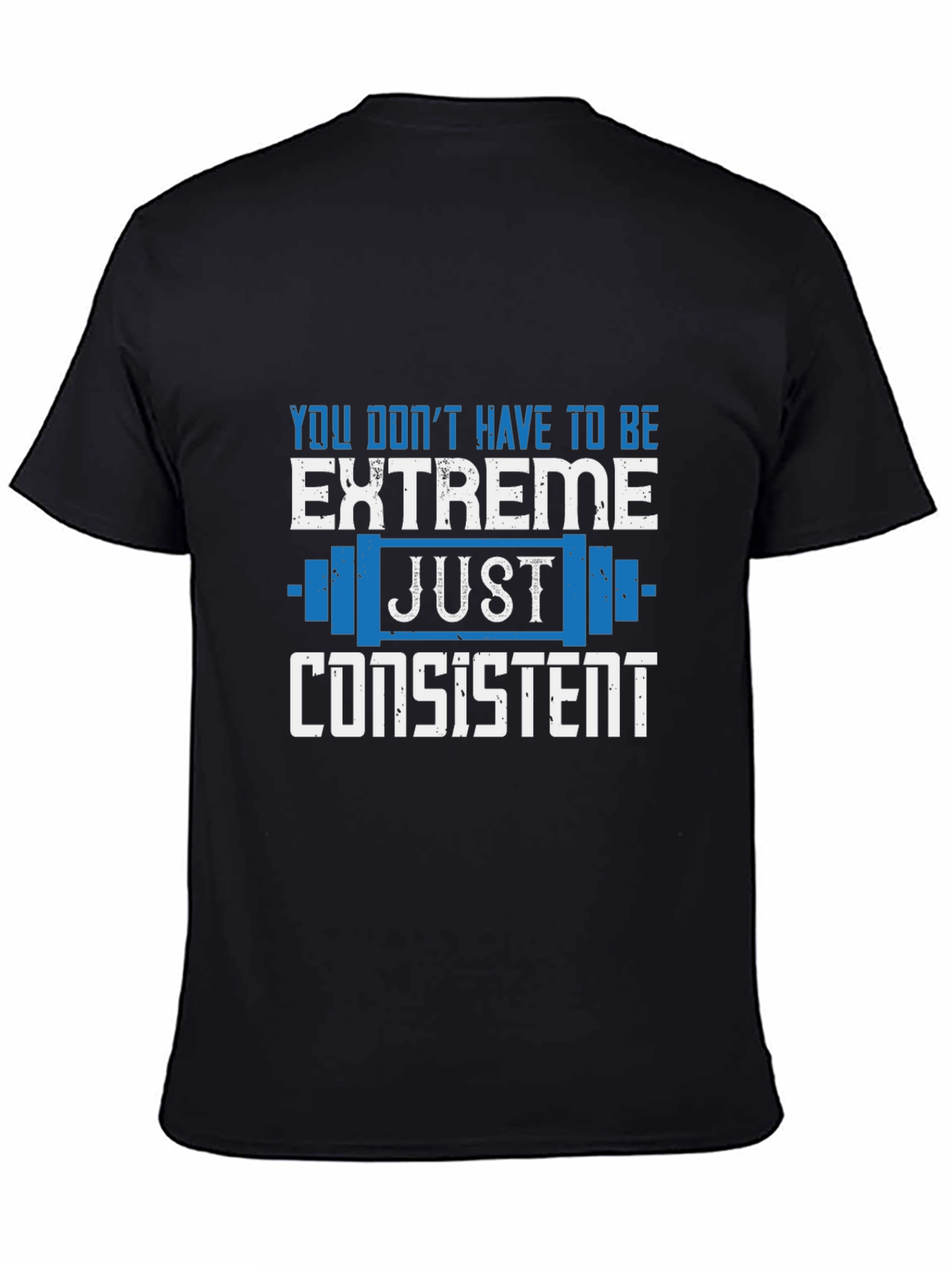 Extreme Just Consistent Mens Black T-Shirt