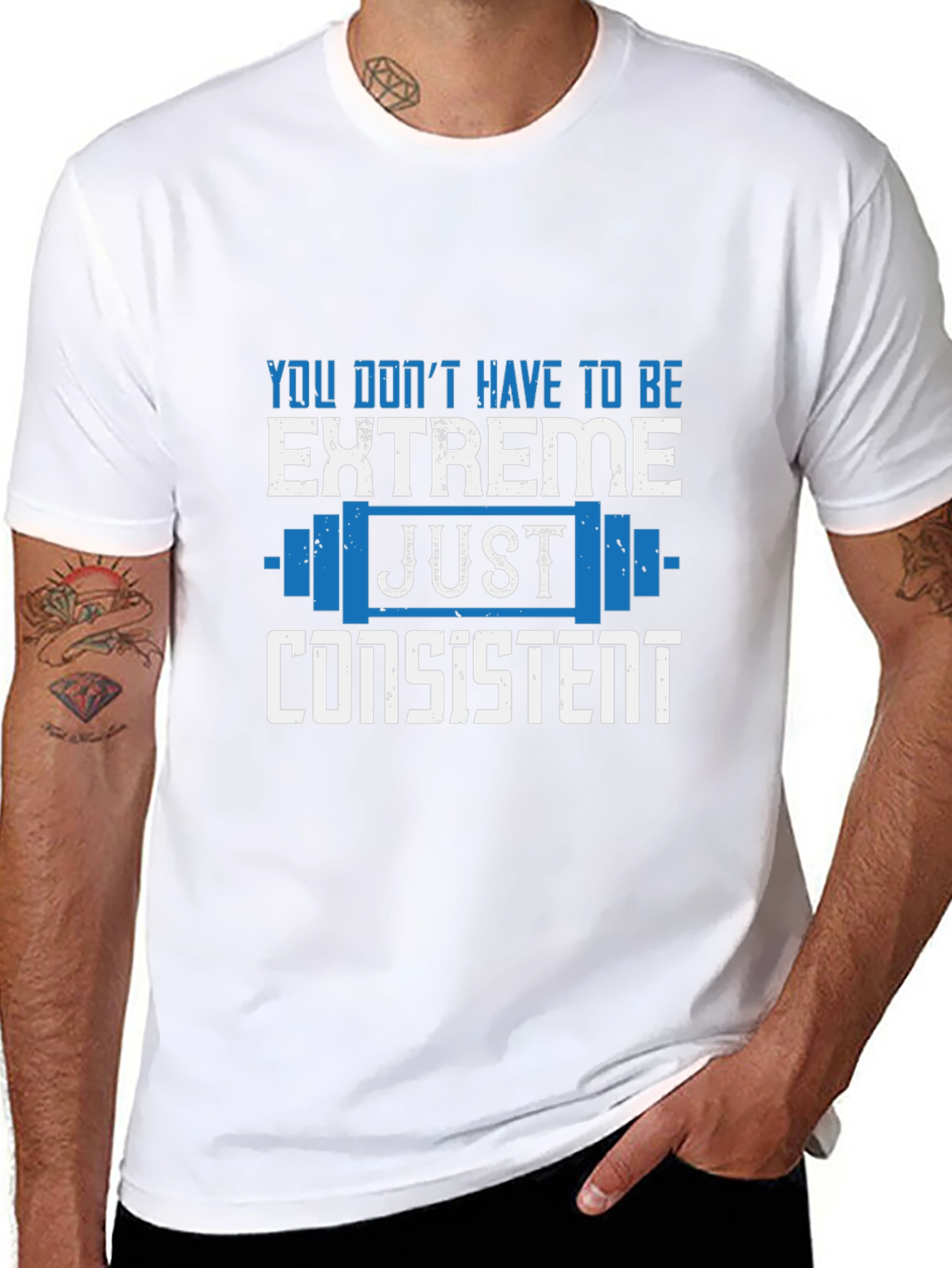 Extreme Just Consistent Mens Black T-Shirt