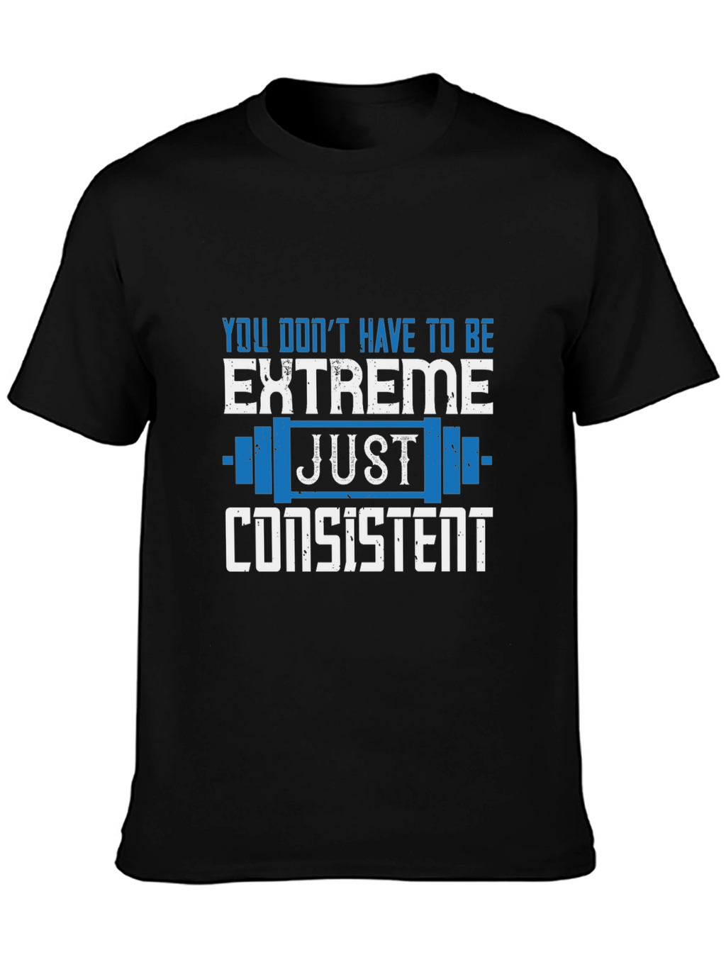 Extreme Just Consistent Mens Black T-Shirt