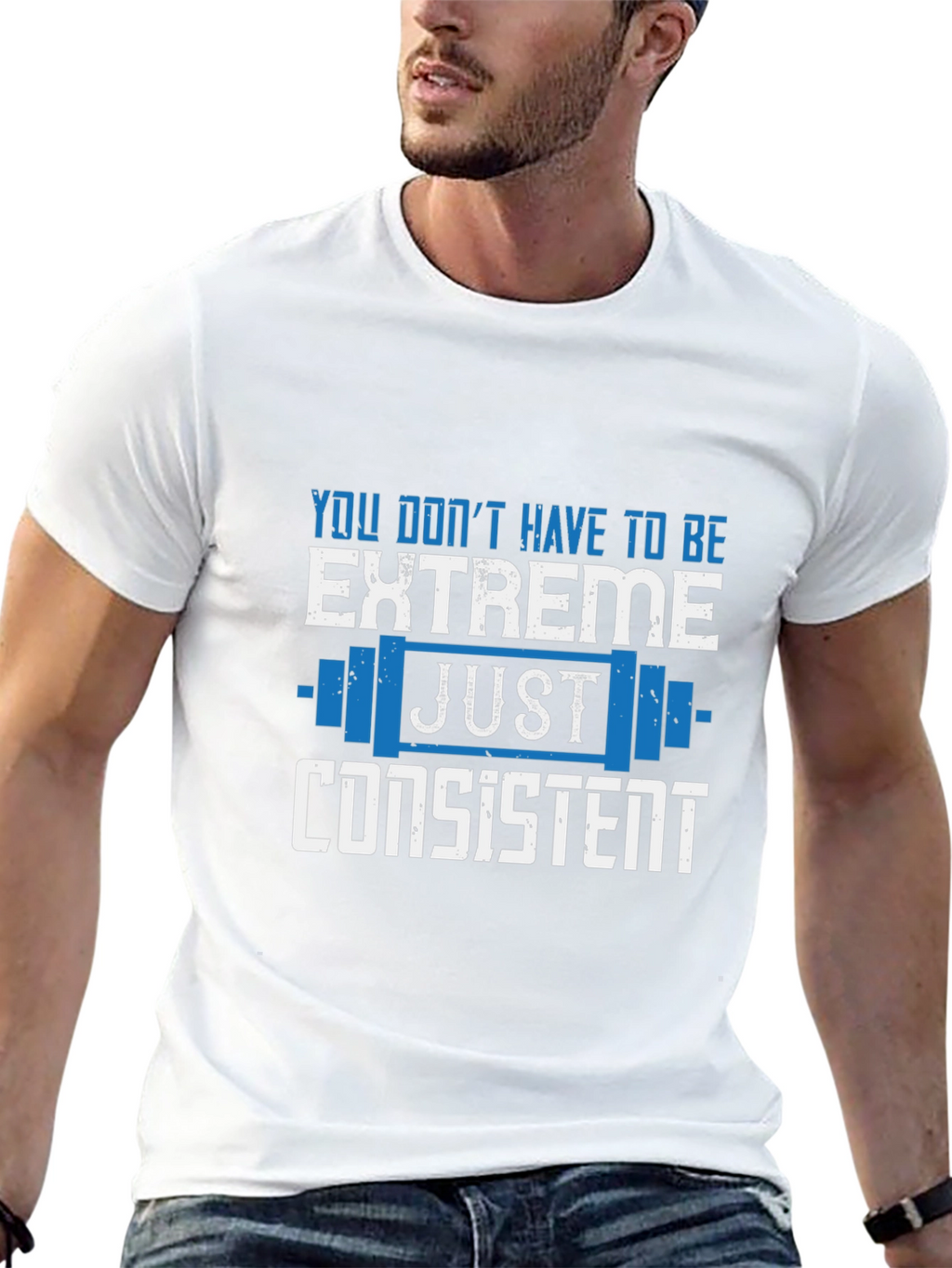 Extreme Just Consistent Mens Black T-Shirt