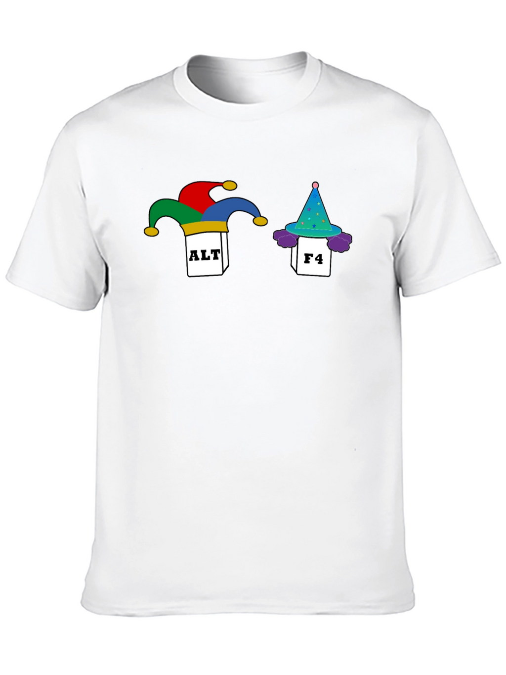 Alt F4 Fool T-Shirt - Black Novelty Graphic Tee