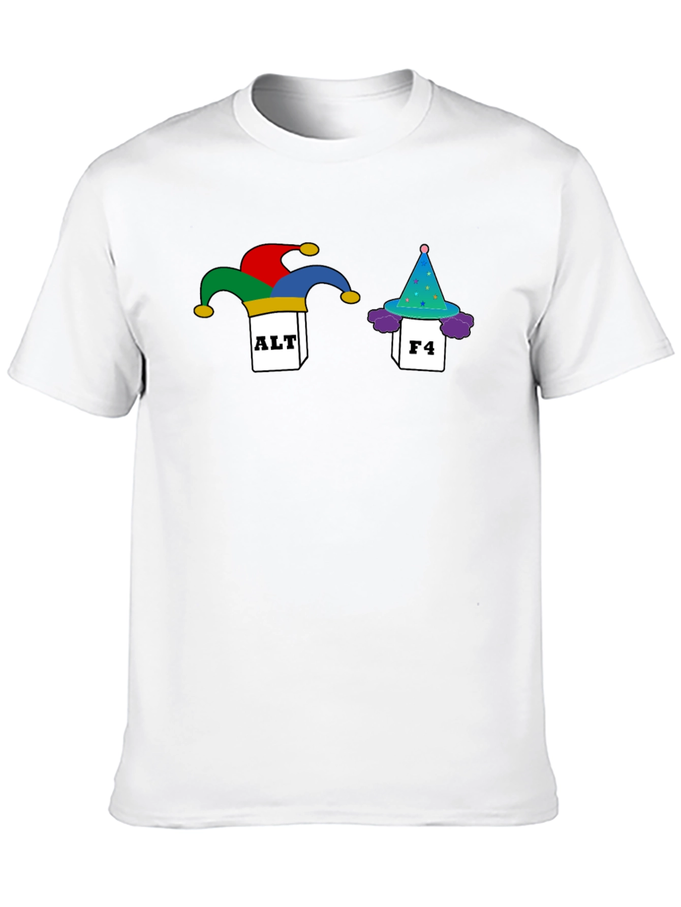 Alt F4 Fool T-Shirt - Black Novelty Graphic Tee