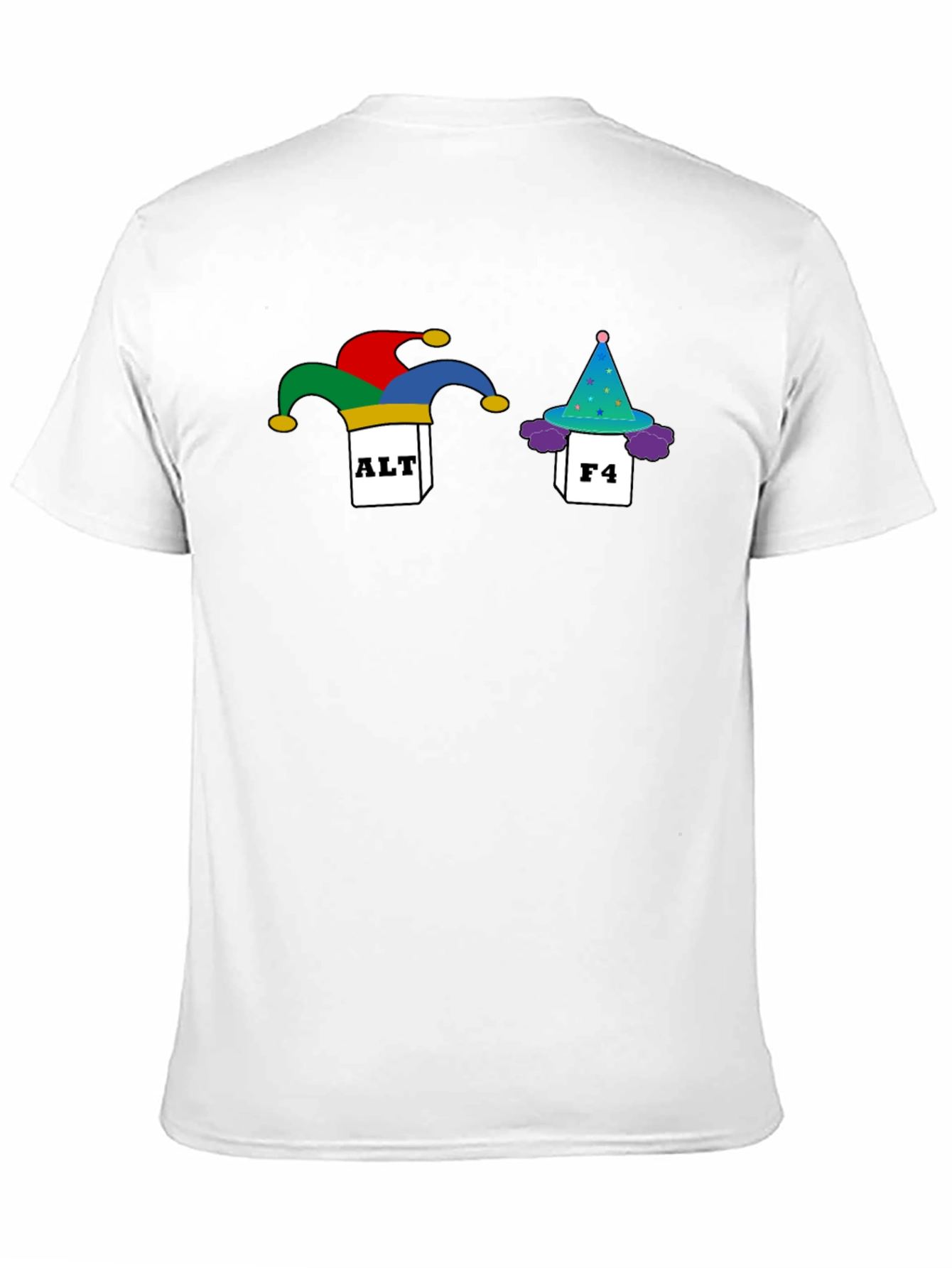 Alt F4 Fool T-Shirt - Black Novelty Graphic Tee