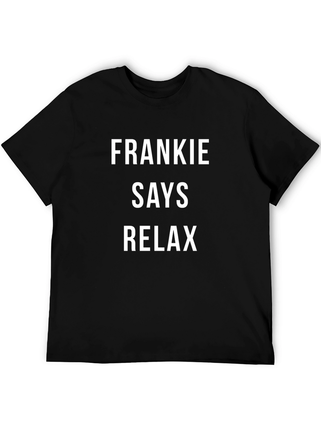 Frankie Says Relax Graphic Tee - Classic Black T-Shirt