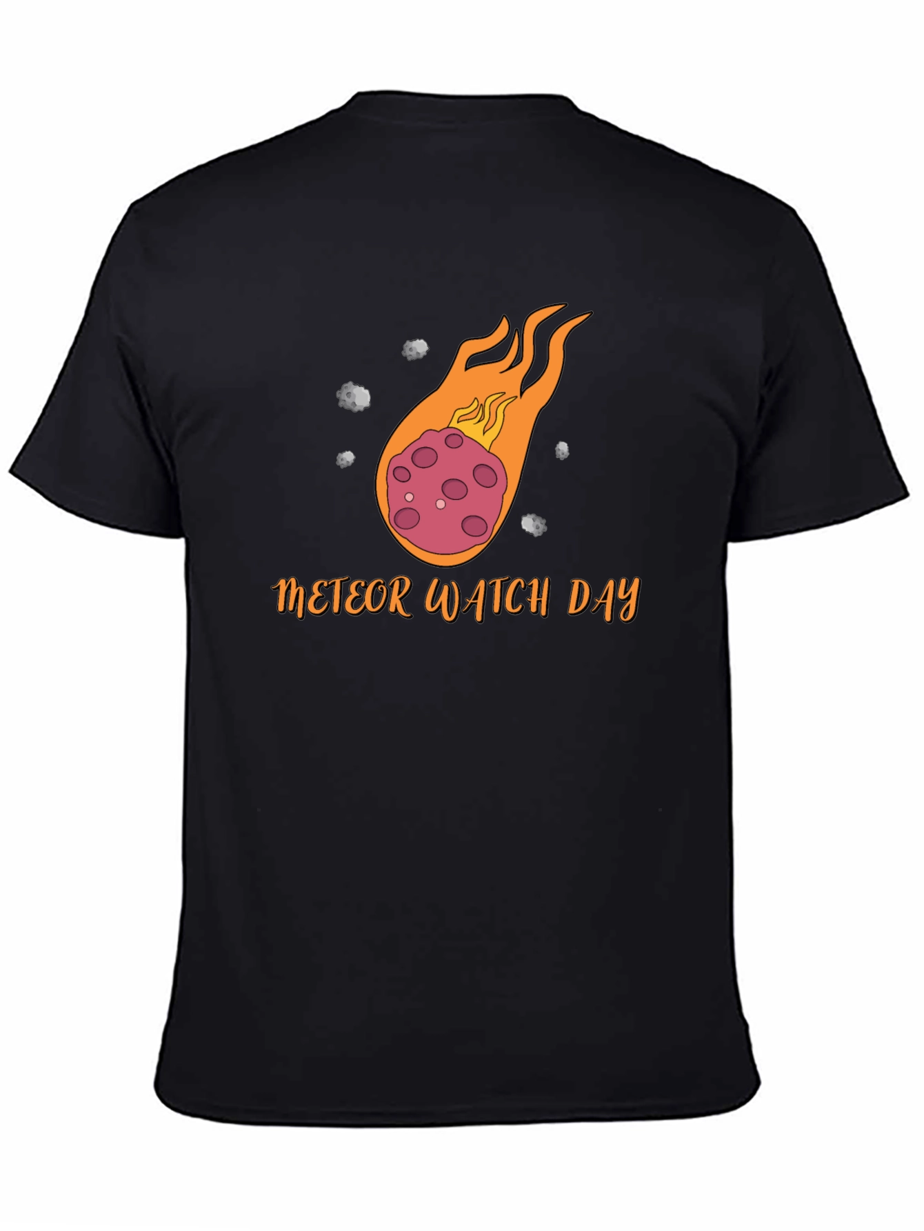 Meteor Watch Day Black T-Shirt
