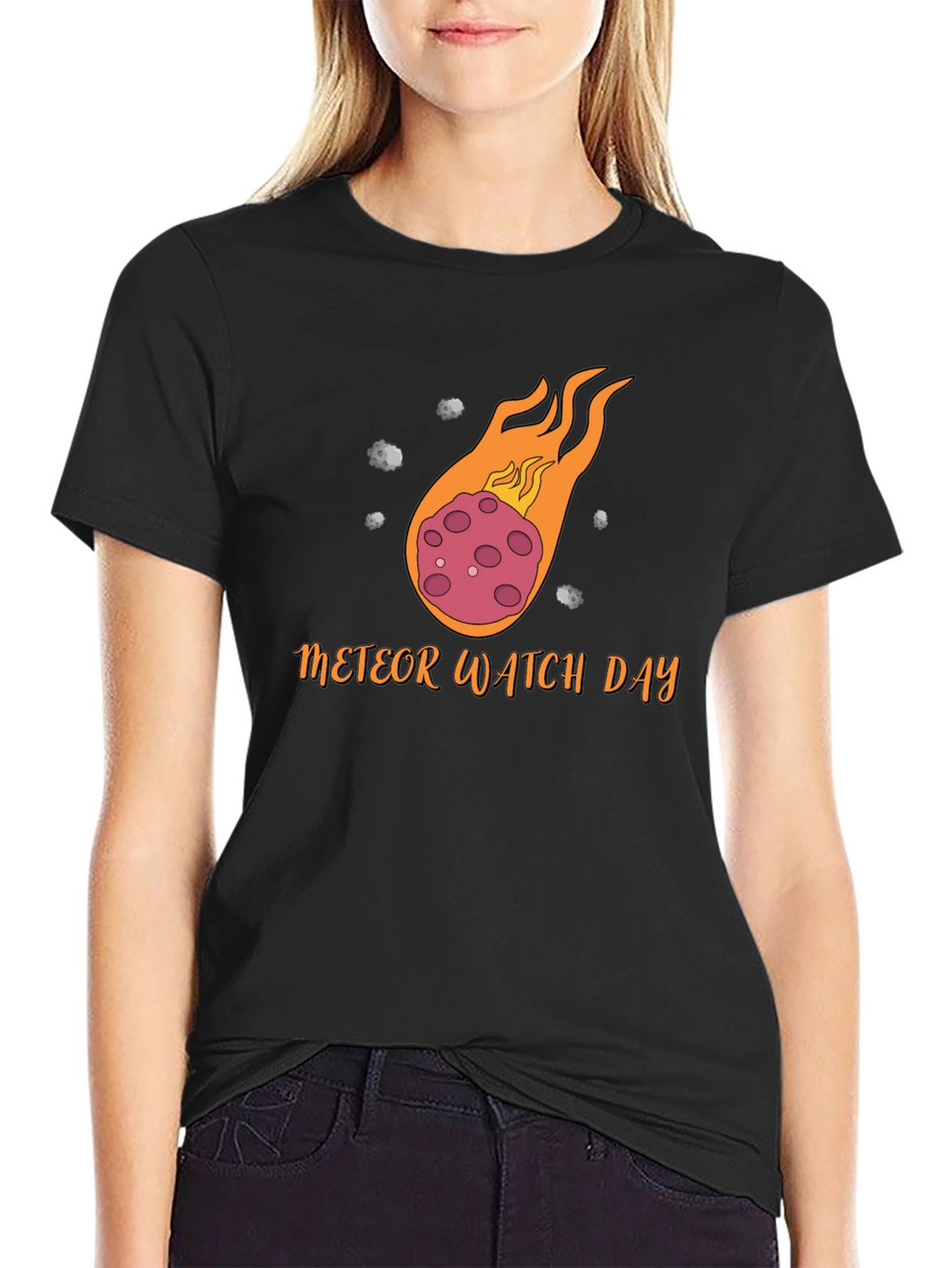 Meteor Watch Day Black T-Shirt