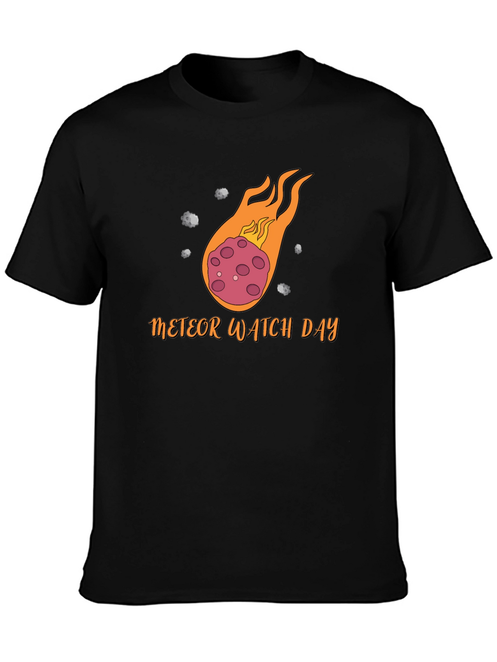 Meteor Watch Day Black T-Shirt
