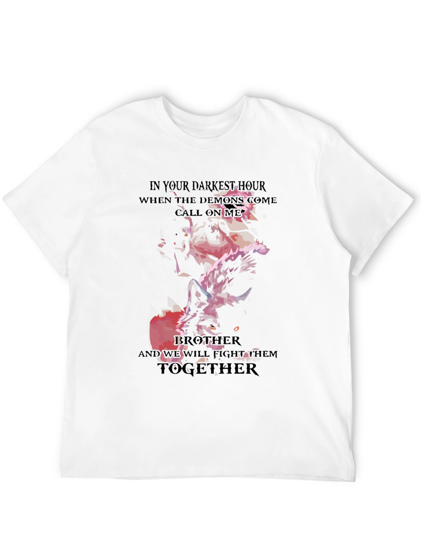 Darkest Hour Wolf T-Shirt Brother Fight Together