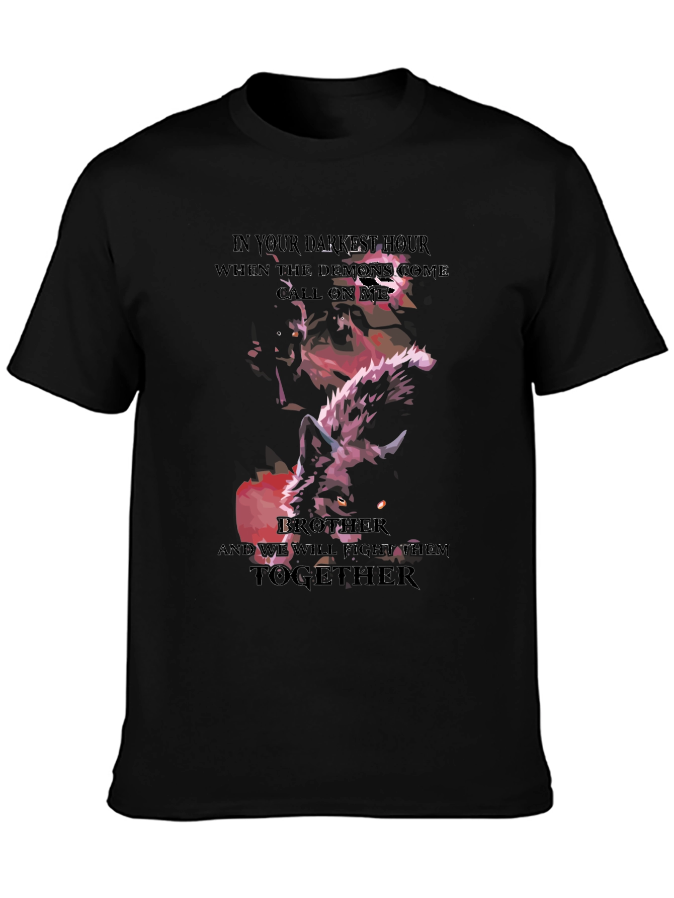 Darkest Hour Wolf T-Shirt Brother Fight Together