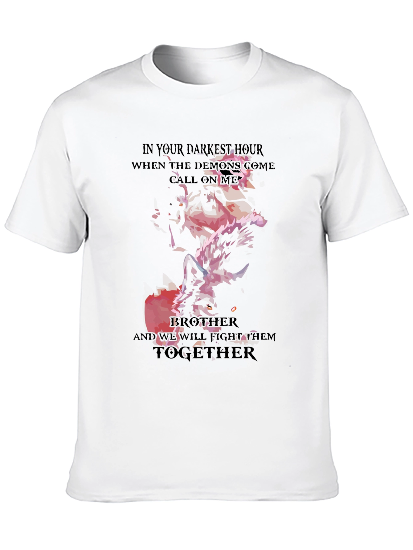 Darkest Hour Wolf T-Shirt Brother Fight Together