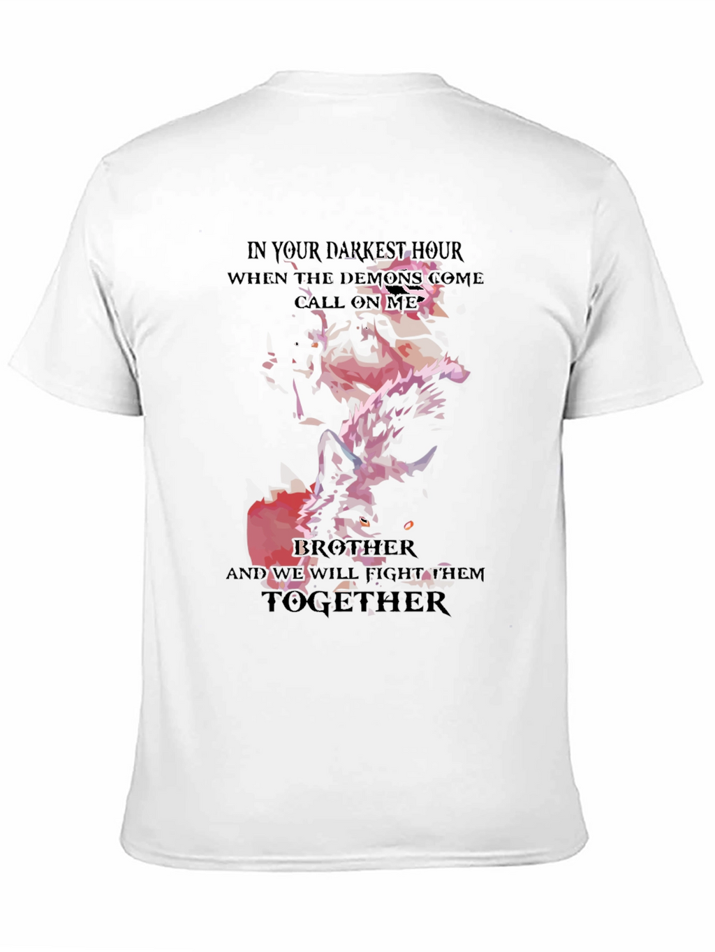 Darkest Hour Wolf T-Shirt Brother Fight Together
