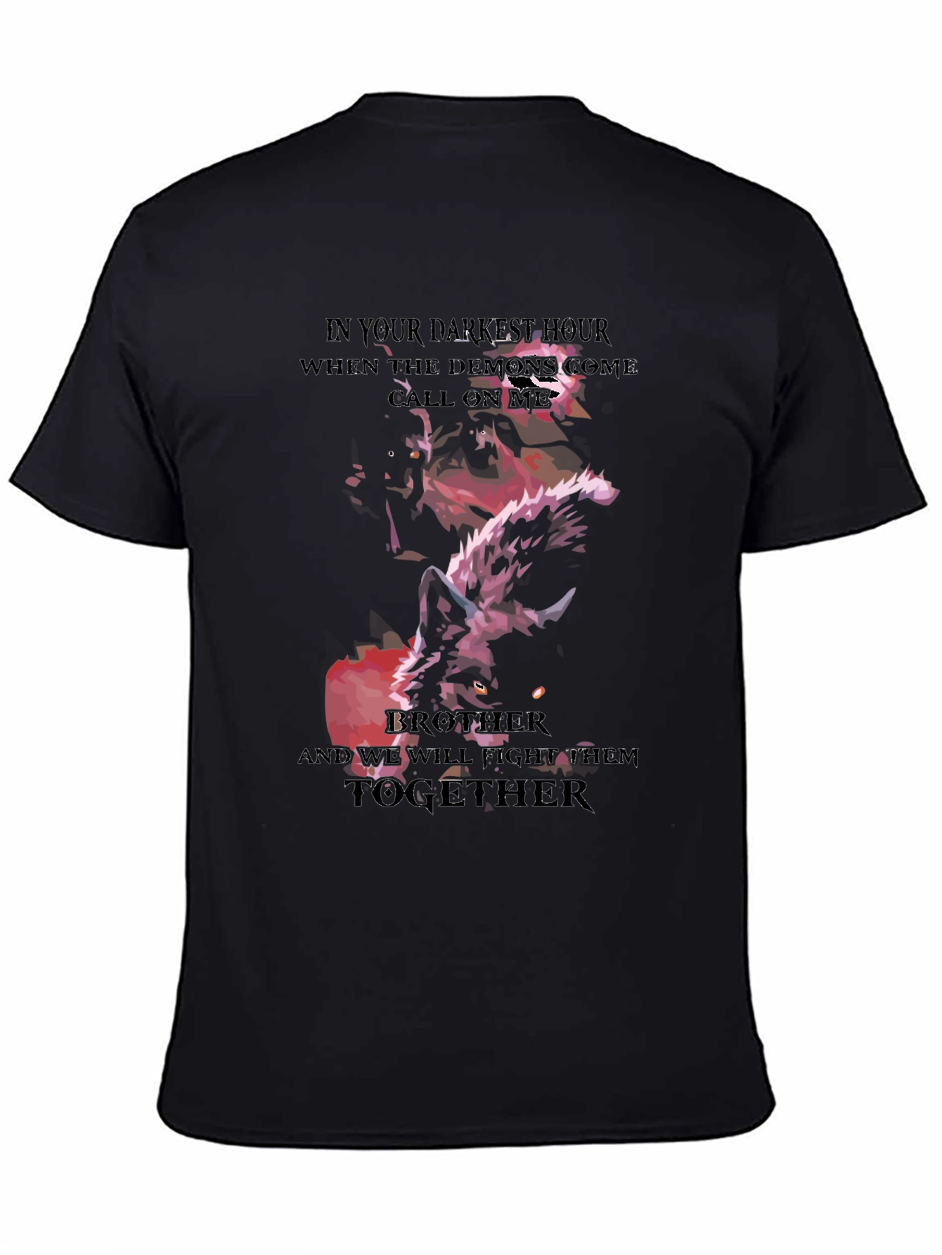 Darkest Hour Wolf T-Shirt Brother Fight Together