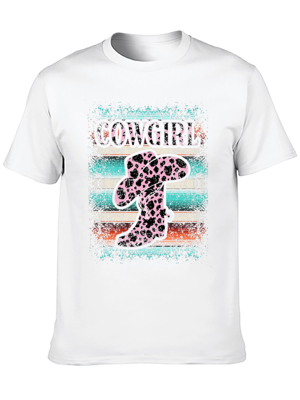 Cowgirl Boots and Hat Graphic T-Shirt