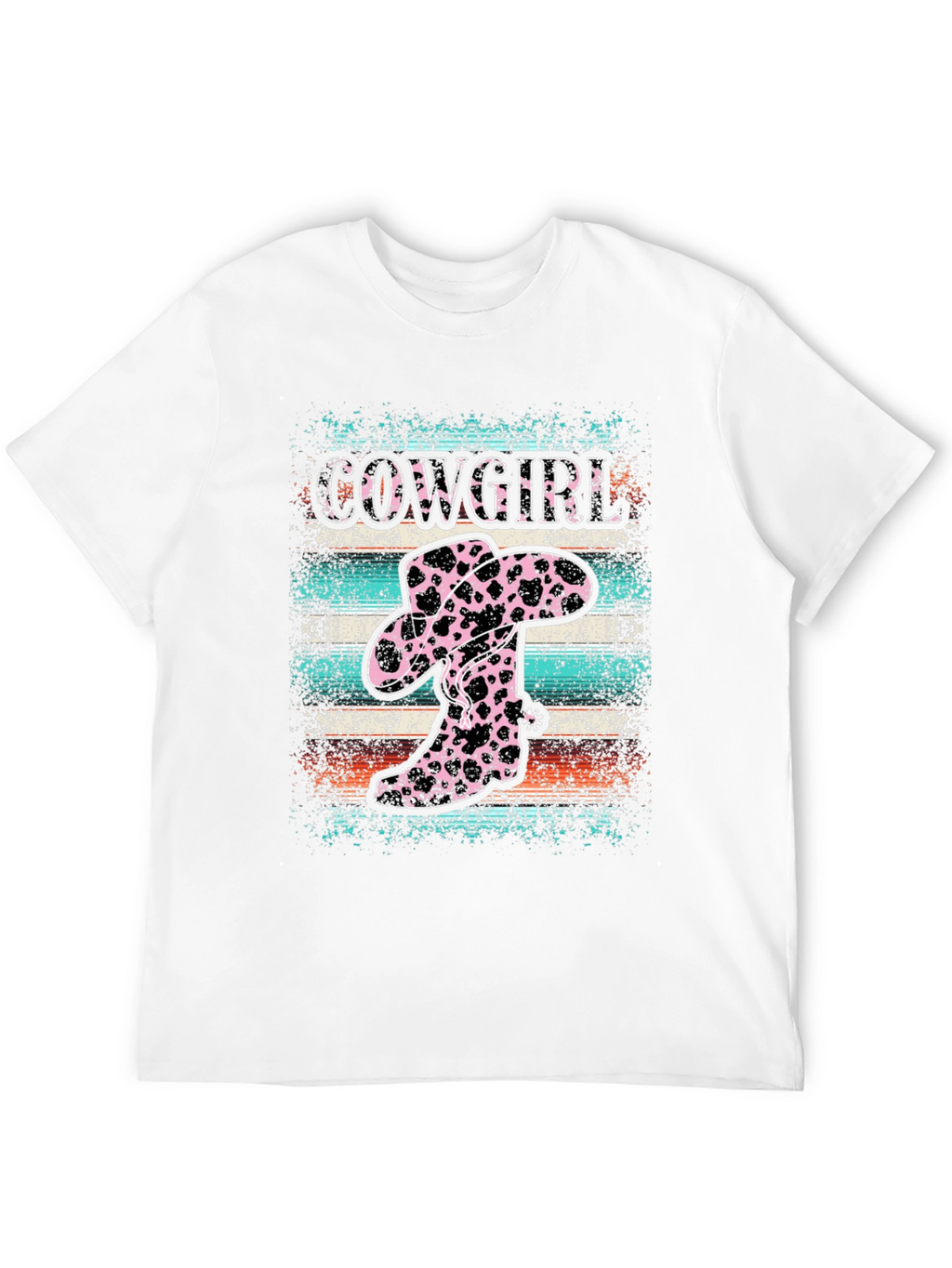 Cowgirl Boots and Hat Graphic T-Shirt