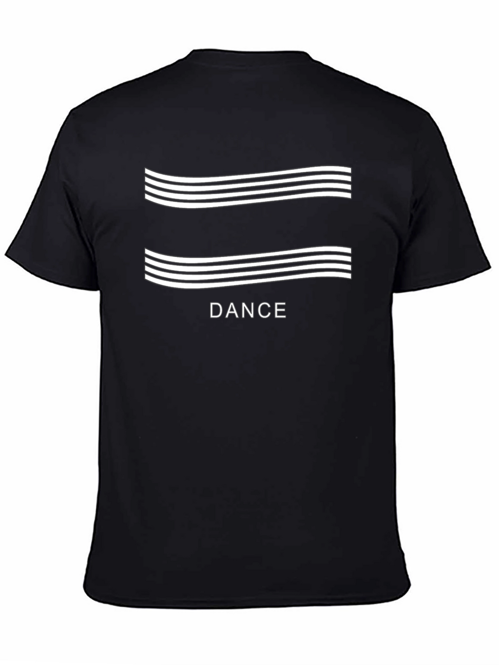 Dance Graphic T-Shirt - Stylish Black Tee