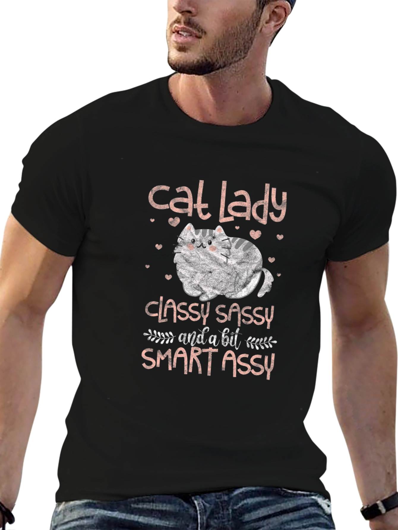 Cat Lady T-Shirt - Classy Sassy & Smart Assy