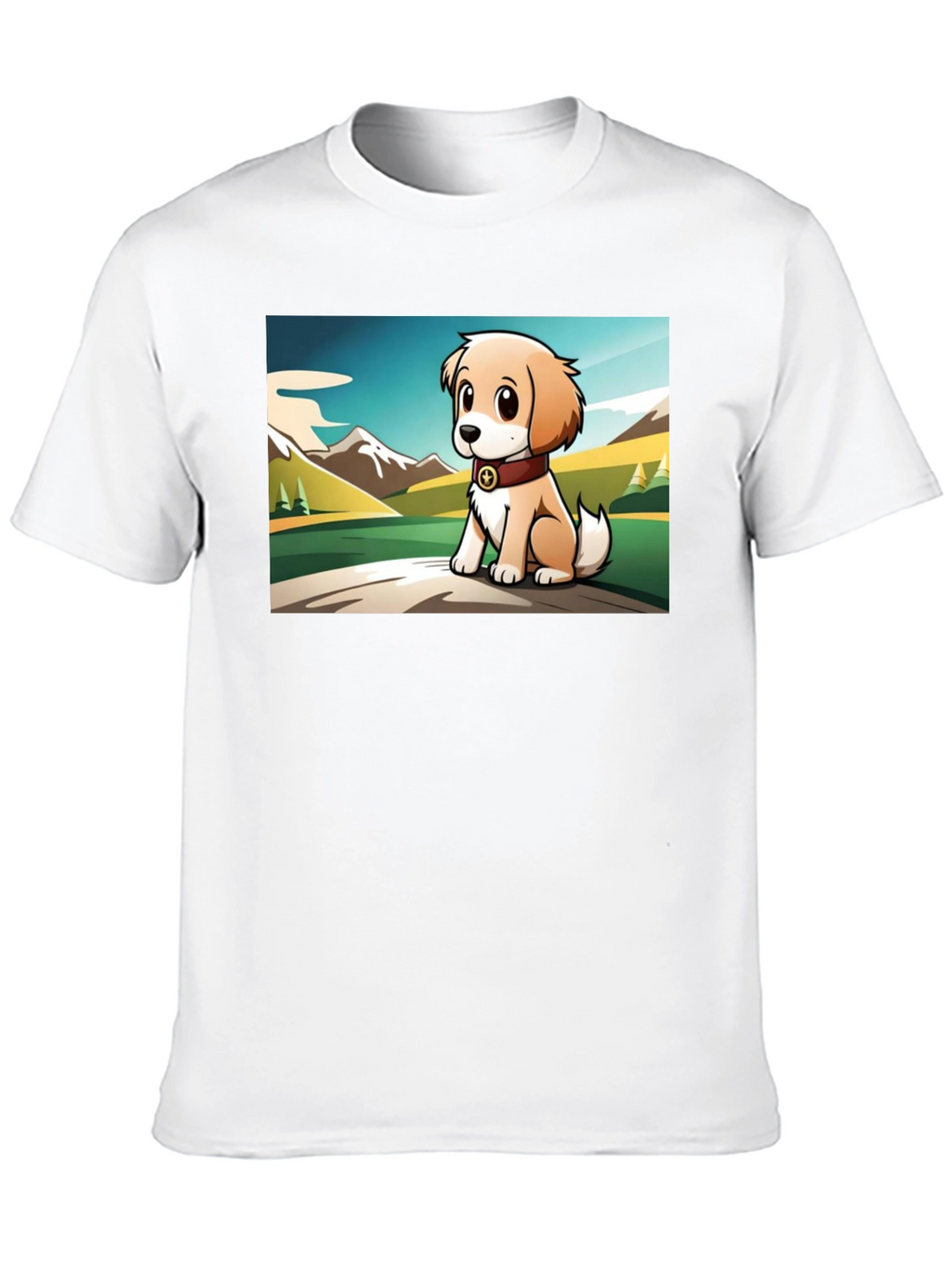 Cute Puppy Graphic T-Shirt