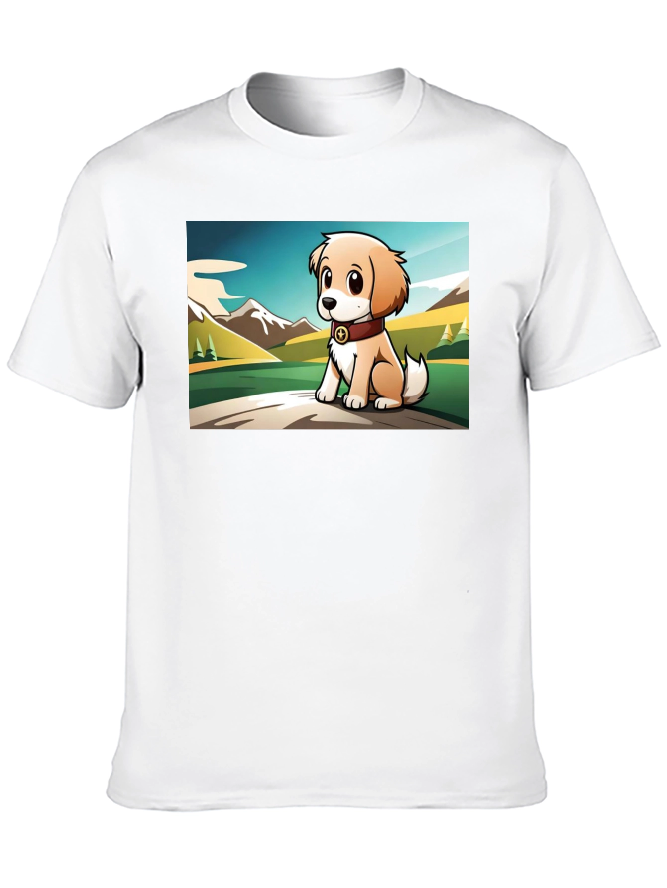 Cute Puppy Graphic T-Shirt