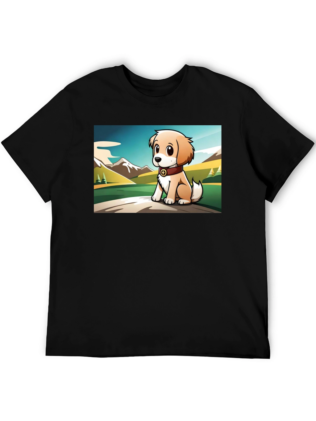 Cute Puppy Graphic T-Shirt