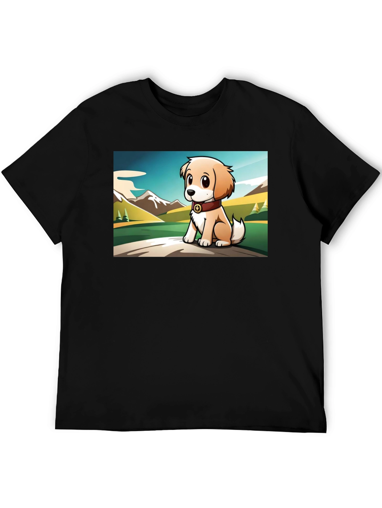 Cute Puppy Graphic T-Shirt