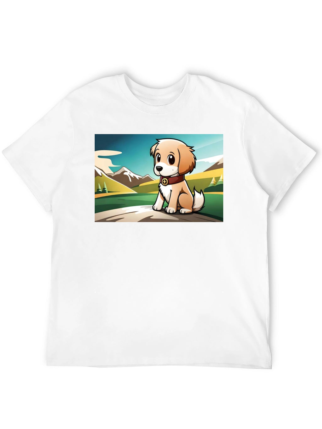 Cute Puppy Graphic T-Shirt